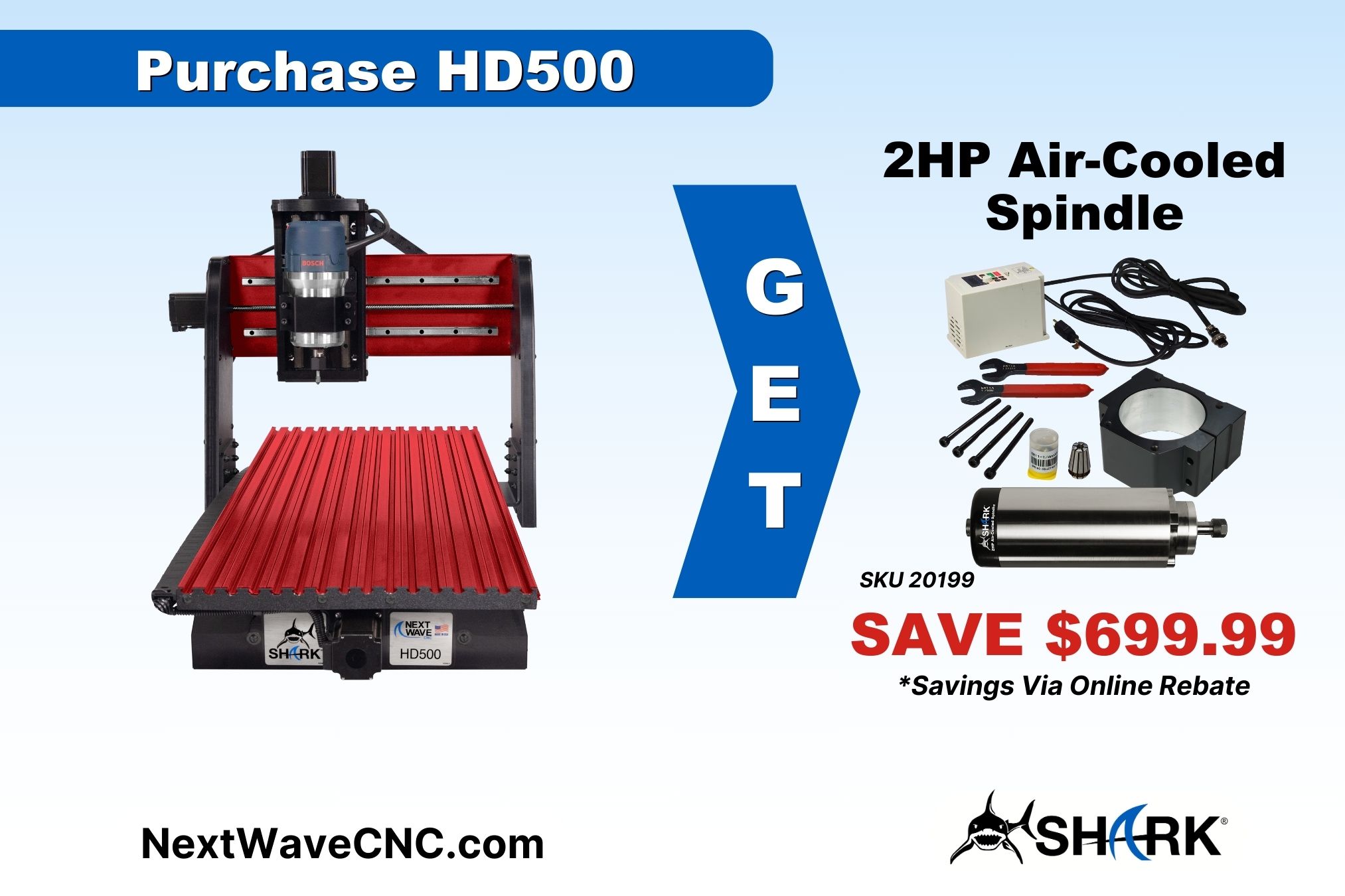 SHARK HD500® NextWave CNC
